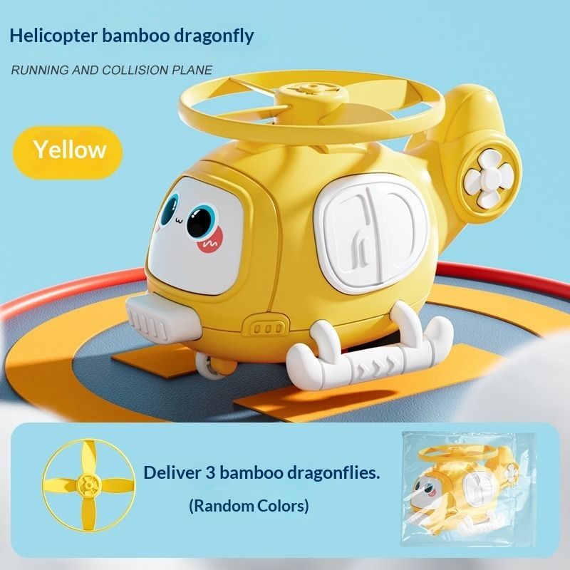 Catapult Helicopter Inertia Cars Collision Disc Toys for Boys Outdoor Stall Fun Play