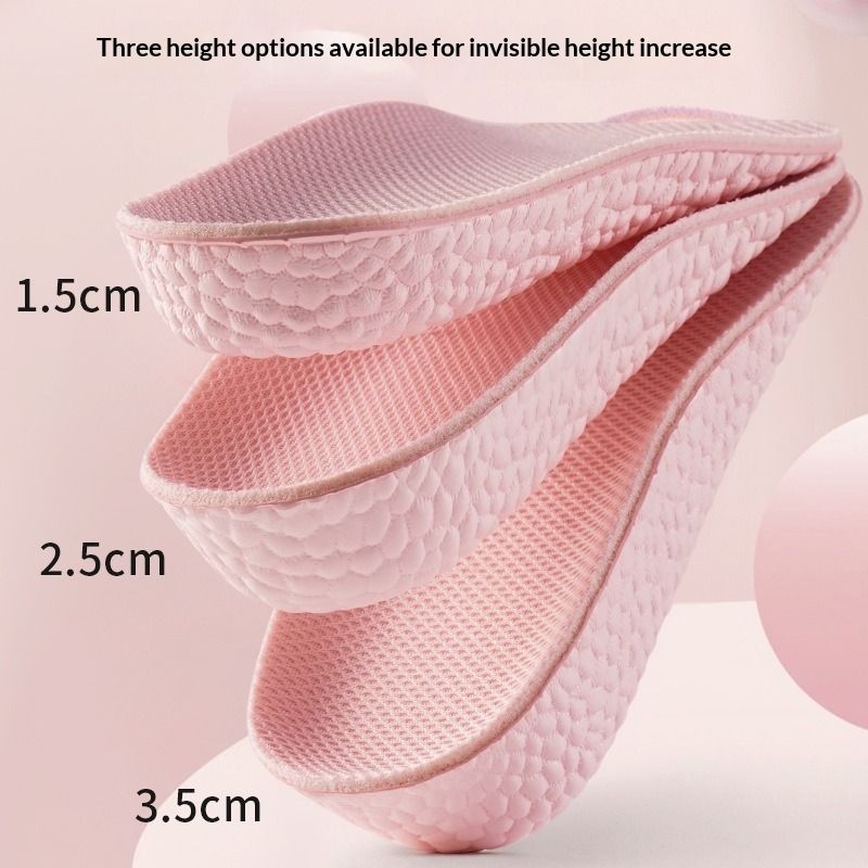 Seven points invisible heightening insole arch support insole unisex heightening insole perspiration insole flat foot insole
