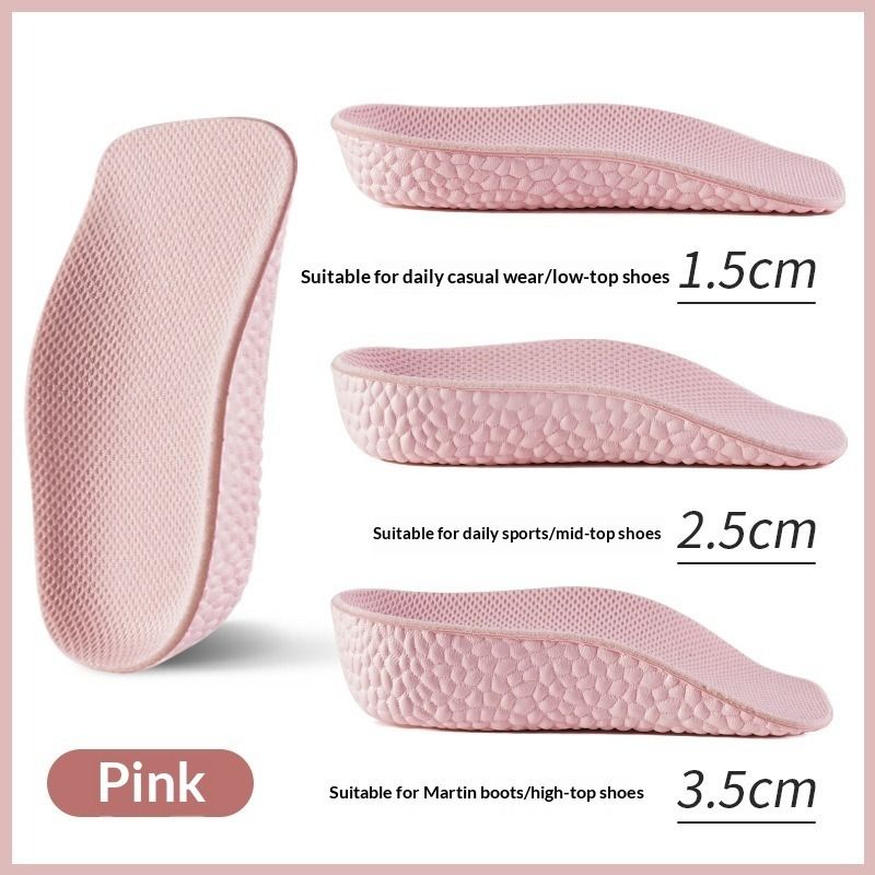 Seven points invisible heightening insole arch support insole unisex heightening insole perspiration insole flat foot insole