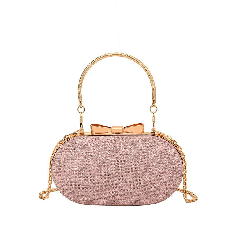 Niche new design bag dress dinner party foreign style shoulder unique chain portable messenger bag mouth red envelope