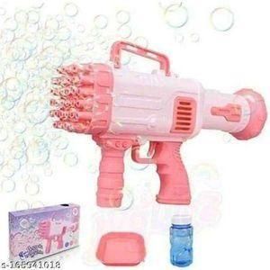 ✨️NEW OFFERCPRICE✨️Bubble Toy Machine Gun For All Kids / Party Bubble Gun.The gattling bubble machine gun is Unisex and suitable for 1 year Compact structure, easy to use Stimulate active games and d