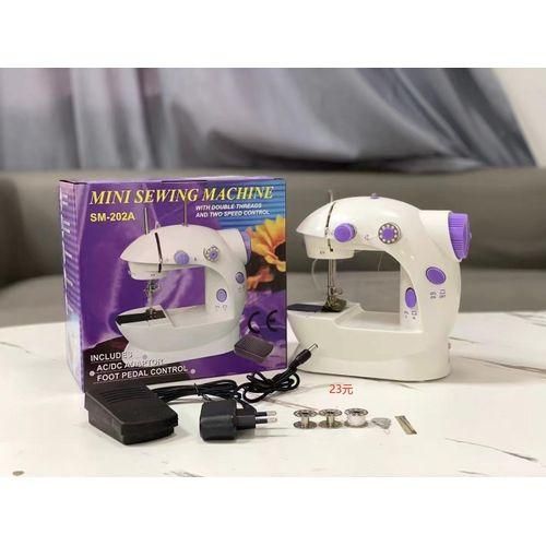 ✔️🍊Electric Mini Sewing Machines For Home Embroidery Cloth Repair🍊Comes with 5 FREE bobbins pre-loaded with thread.
Comes with a foot pedal for easy Operation
Use while plugged in or using batteries