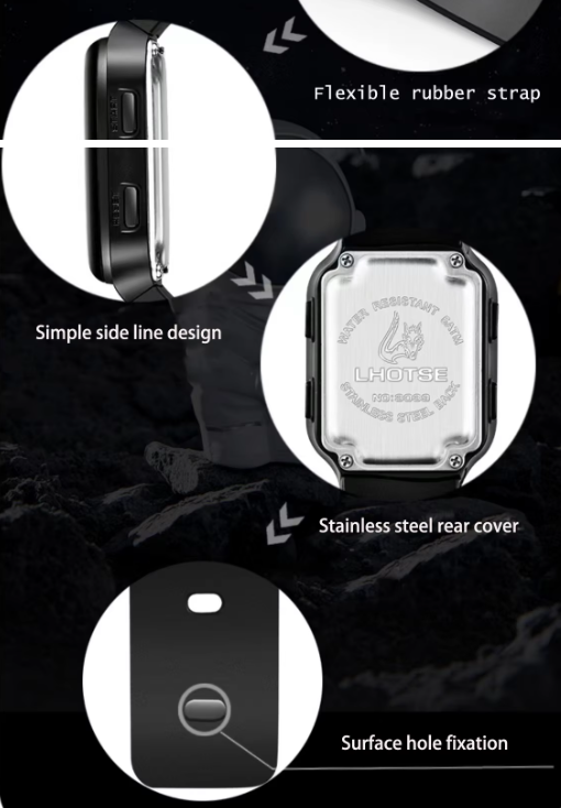 Student Watches Couple Electronic LED Digital Watch For Men Watch Sport Waterproof Multifunctional Alarm Clock Man