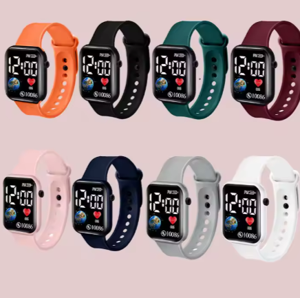 Fashion Kids' Digital Watch - Shockproof & Waterproof LED Watch for Boys, Girls,Men & Women