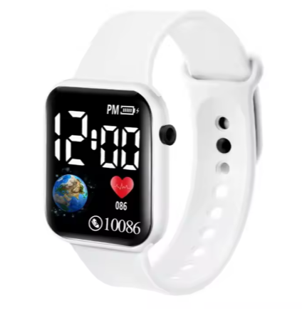 Fashion Kids' Digital Watch - Shockproof & Waterproof LED Watch for Boys, Girls,Men & Women