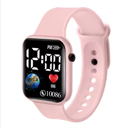 Fashion Kids' Digital Watch - Shockproof & Waterproof LED Watch for Boys, Girls,Men & Women