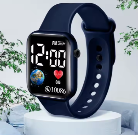 Fashion Kids' Digital Watch - Shockproof & Waterproof LED Watch for Boys, Girls,Men & Women