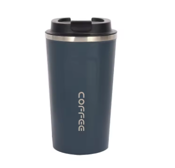 500ml Double Stainless Steel 304 Coffee Thermos Mug Leak-Proof Non-Slip Car Vacuum Flask Travel Thermal Cup Water Bottle