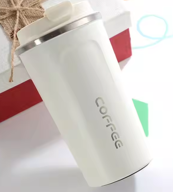 500ml Double Stainless Steel 304 Coffee Thermos Mug Leak-Proof Non-Slip Car Vacuum Flask Travel Thermal Cup Water Bottle