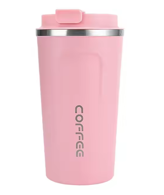 500ml Double Stainless Steel 304 Coffee Thermos Mug Leak-Proof Non-Slip Car Vacuum Flask Travel Thermal Cup Water Bottle