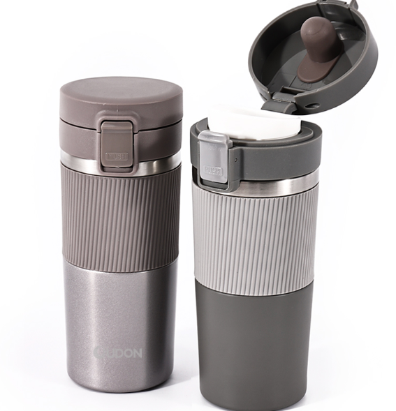 500ml Double Stainless Steel 304 Coffee Thermos Mug Leak-Proof Non-Slip Car Vacuum Flask Travel Thermal Cup Water Bottle