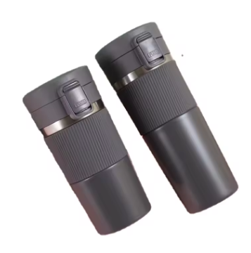 500ml Double Stainless Steel 304 Coffee Thermos Mug Leak-Proof Non-Slip Car Vacuum Flask Travel Thermal Cup Water Bottle