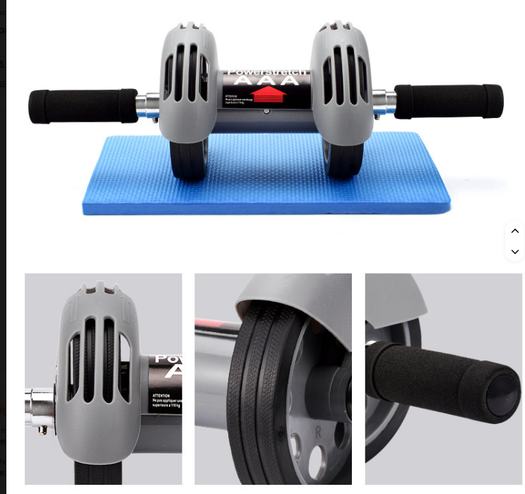 Home Gym Equipment Abdominal Sports Ab Wheel Roller 6-in-1 Exercise Roller Wheel Kit