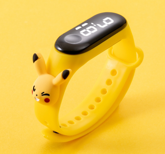 Birthday Gift For Child Boy / Girl Smart LED Digital Cartoon Kids Watch, Waterproof Bracelet Wristwatch Made Of Silicon Material