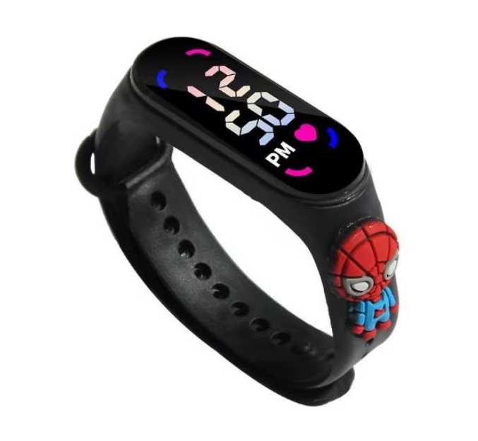 Birthday Gift For Child Boy / Girl Smart LED Digital Cartoon Kids Watch, Waterproof Bracelet Wristwatch Made Of Silicon Material
