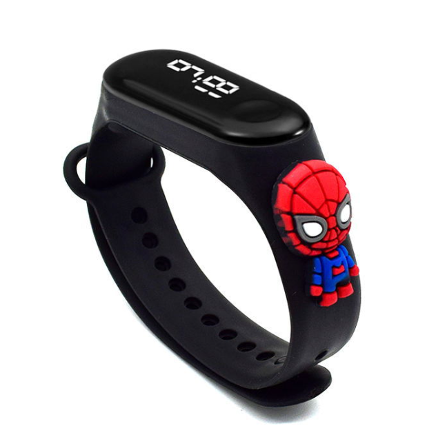Birthday Gift For Child Boy / Girl Smart LED Digital Cartoon Kids Watch, Waterproof Bracelet Wristwatch Made Of Silicon Material