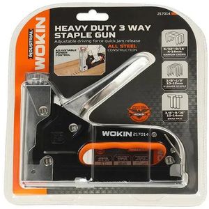Stapler Nail Gun Staple Heavy Duty Furniture Tool for Wood Stainless Steel Metal Hand Tool for Home/DIY with Staples