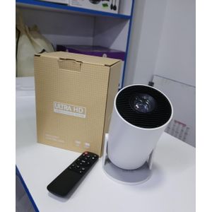Portable Android 11 Smart Projector - 160 ANSI HD 720P, WiFi 6, 5W Stereo Sound
