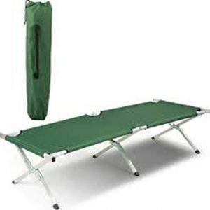 Foldable aluminium camping bed/stretcher/outdoor cot