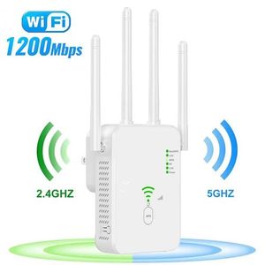 Wireless WiFi Repeater Booster 2.4G/5GHz Wi-Fi Signal Amplifier Extender Network Wlan WiFi Repetidor