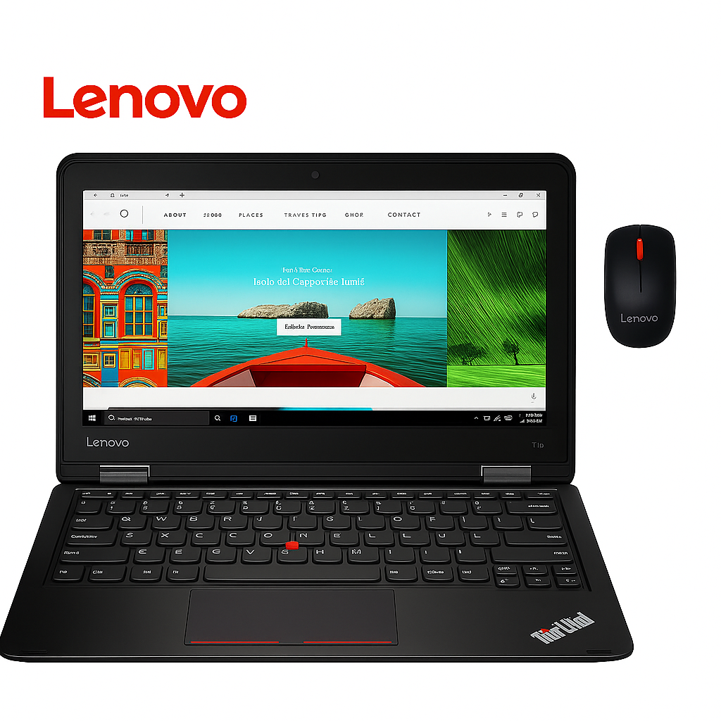 🎉 ANNIVERSARY OFFER!  (FREE MOUSE) 🎉TOUCHSCREEN LENOVO THINKPAD YOGA 11E X360 | 2-IN-1 TOUCHSCREEN LAPTOP | INTEL CELERON, 4GB RAM, 128GB SSD | 11.6" NOTEBOOK +PRE-INSTALLED WINDOWS 10/11