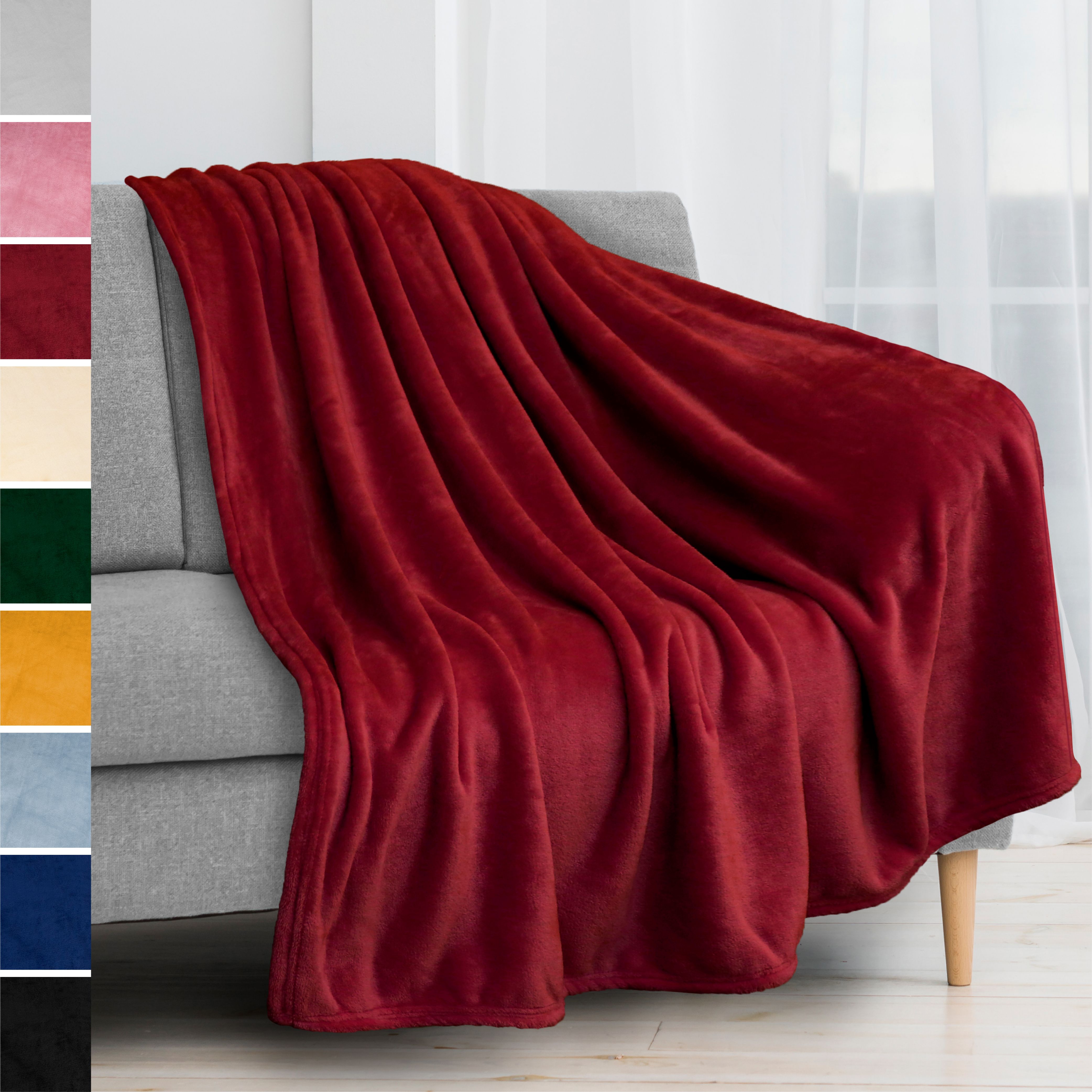 Soft Fleece Throw Blanket (Plain). Coral Plush Throw Blanket, Super Soft & Cozy, 100% Polyester, Machine Washable, for Sofa, Bed, or Chair (Sea Turtle)