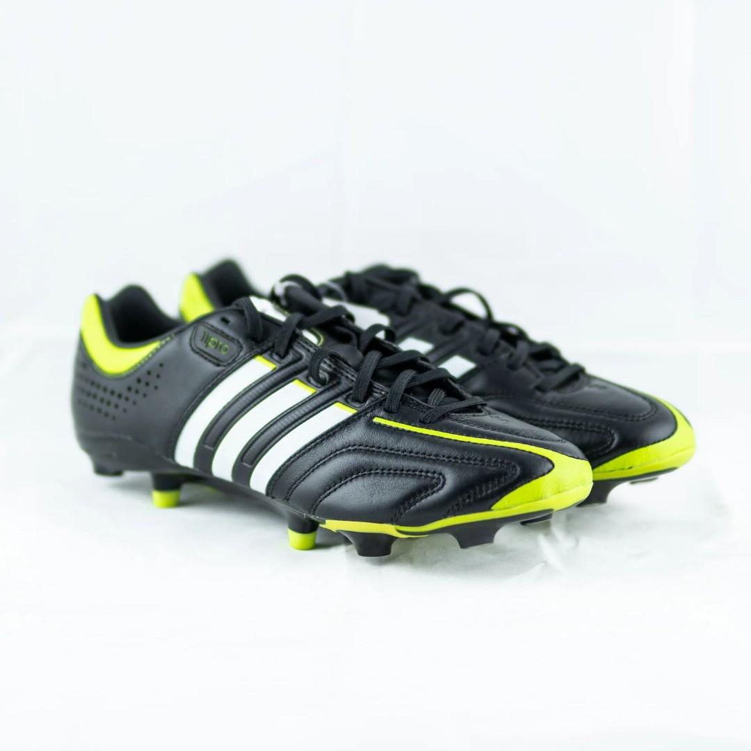 ADIDAS ADIPURE 11 PRO TRX FG, BLACK WHITE AND GREEN LIMITED EDITION, Soccer boots, football boots (best shop for sports equipments)