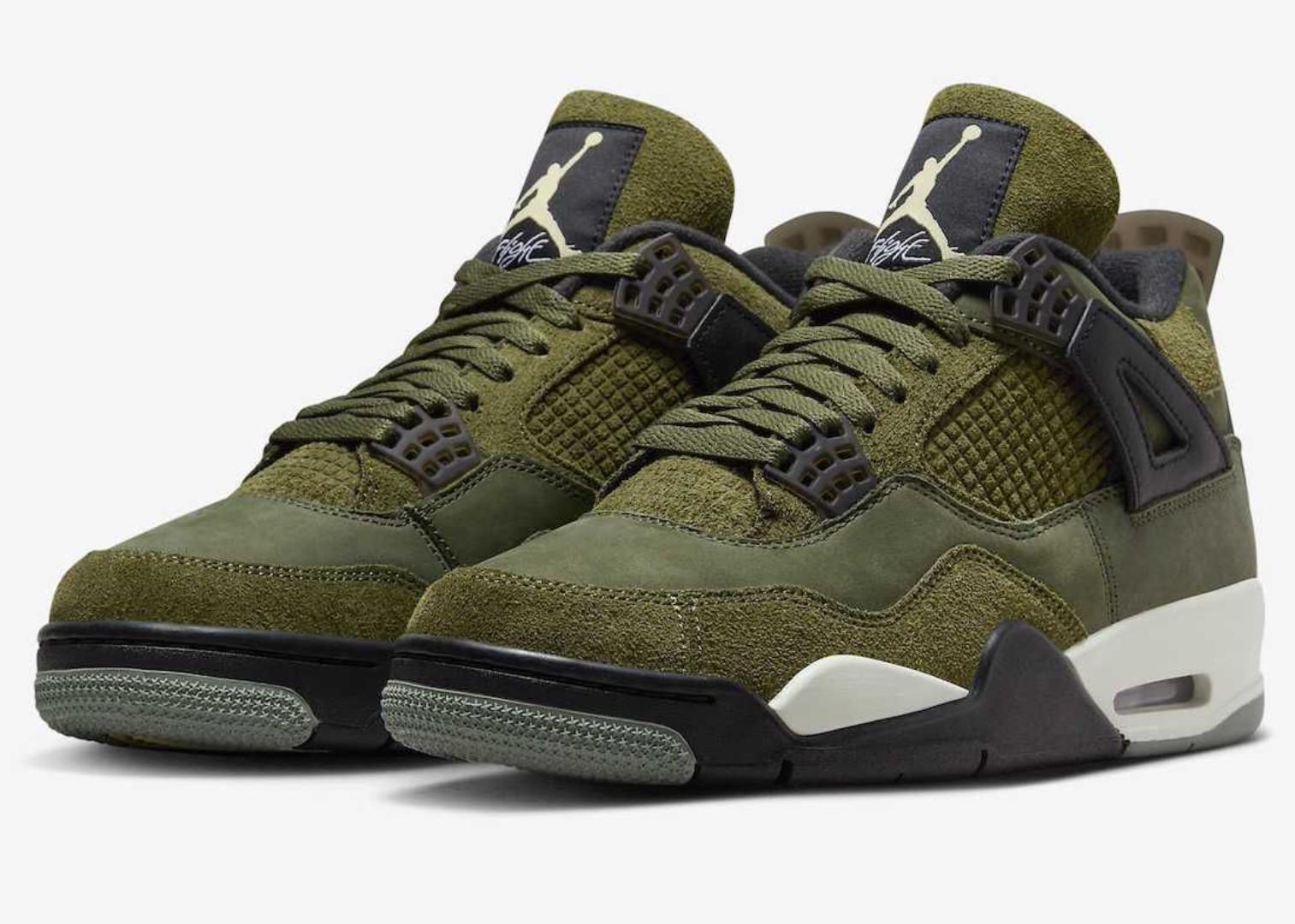 📛OFFER📛 ORIGINAL AIR JORDAN 4 RETRO, "CRAFT OLIVE". CUSTOMIZED JORDAN FOUR ,HIGH QUALITY SNEAKERS. JORDAN Best shop for Airforce, Air jordan, Airmax tn, Air force sneakers)