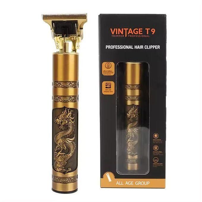 T9 Professional Cordless Hair Trimmer for Men – Rechargeable Zero Gapped Beard Shaver, Barber Clipper for Line Up & Edging