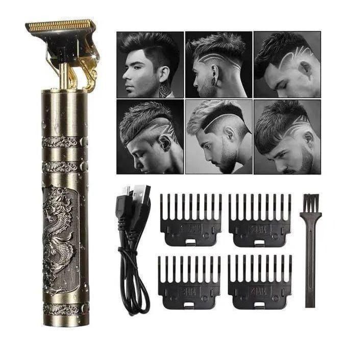 T9 Professional Cordless Hair Trimmer for Men – Rechargeable Zero Gapped Beard Shaver, Barber Clipper for Line Up & Edging