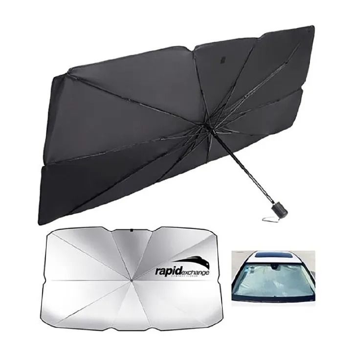Car dashboard umbrella sunvisor windscreen cover now available/Windscreen Sunshade, Retractable Umbrella Sunshade Heat Insulation Sun Visor Foldable Reflective Windscreen Sunshade Sun