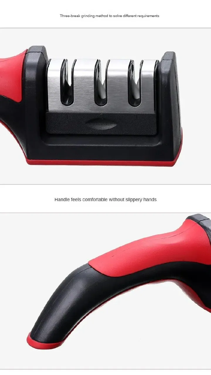 Knife Sharpeners Kitchen Scissors Screw Drivers Sharpener 3 Three Stages Sharpening Stone Diamond Edged