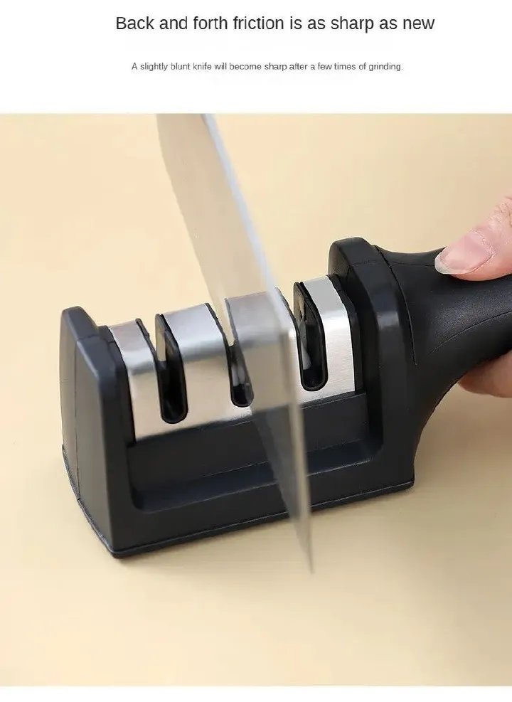 Knife Sharpeners Kitchen Scissors Screw Drivers Sharpener 3 Three Stages Sharpening Stone Diamond Edged