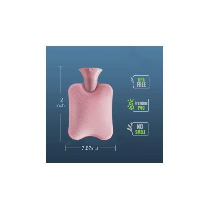 2L Hot Water Bottle Thick Rubber Warm Set hot Water Bag with Cover