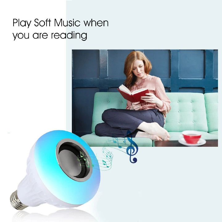 【Promotion】Bluetooth Music LED Bulb Multi Color Speaker