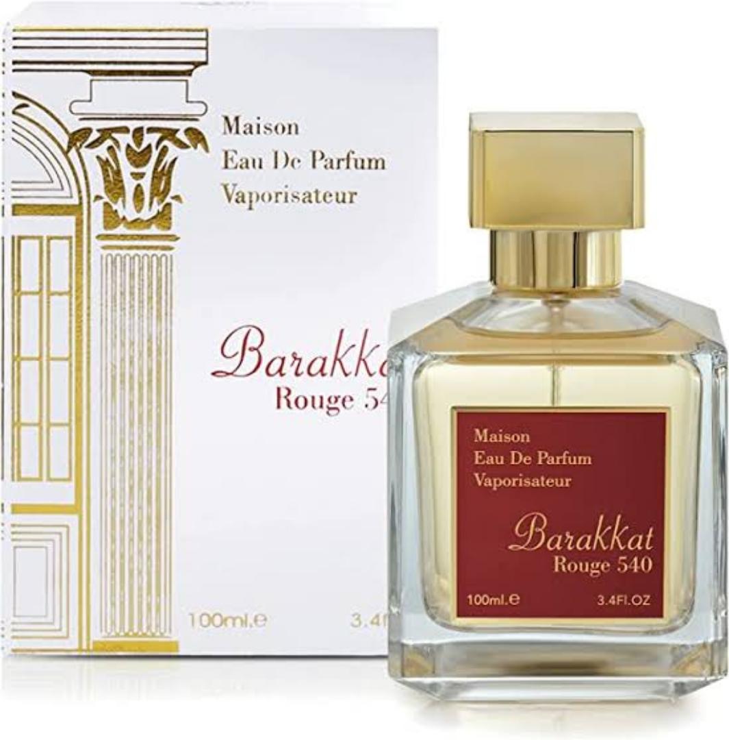 Maison Barrakat Rouge 540 EDP  100ML Unisex Long-Lasting Luxury blend of saffron, jasmine, cedar, ambroxan, ambergris Perfume