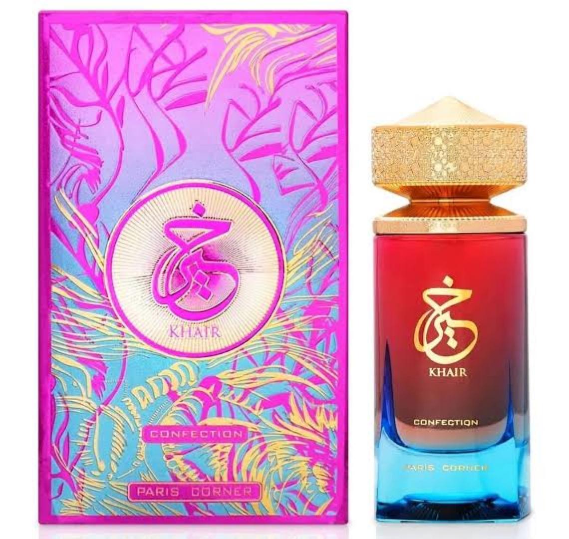 Khair Confection Eau de Parfum – Unisex 100 ml oriental Creamy Pear & Vanilla Gourmand Fragrance by Paris corner