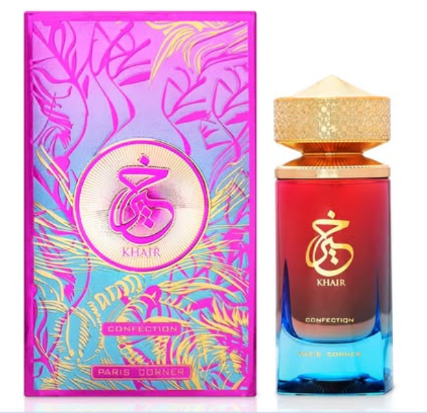 Khair Confection Eau de Parfum – Unisex 100 ml oriental Creamy Pear & Vanilla Gourmand Fragrance by Paris corner