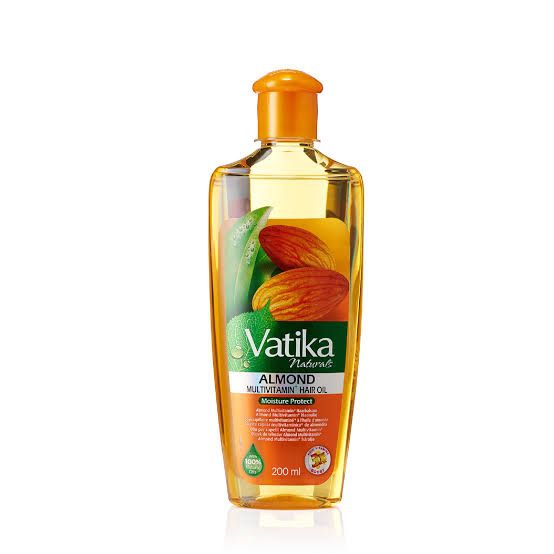 Vatika Almond Enriched Hair Oil with Coconut & Sesame – Deep Conditioning & Extra Softness, 200ml