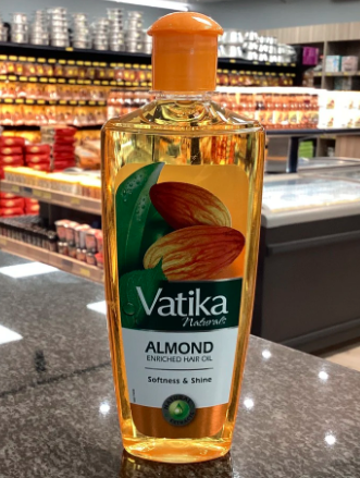 Vatika Almond Enriched Hair Oil with Coconut & Sesame – Deep Conditioning & Extra Softness, 200ml