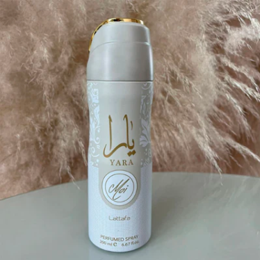 Lataffa Perfumed body sprays 200ML
Yara Pink/Yara Moi/Velvet Oud/Velvet Rose/Maahir Gold/Luxe/Asad/Khamrah//Ramz Gold Lattafa/Ramz Silver/Oud Mood/Mayar