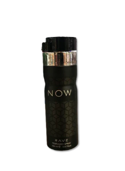 Rave Now Men’s Perfumed Body Spray 200ml – Long-Lasting Masculine Deodorant with Fresh, Woody & Spicy Notes for All-Day Confidence