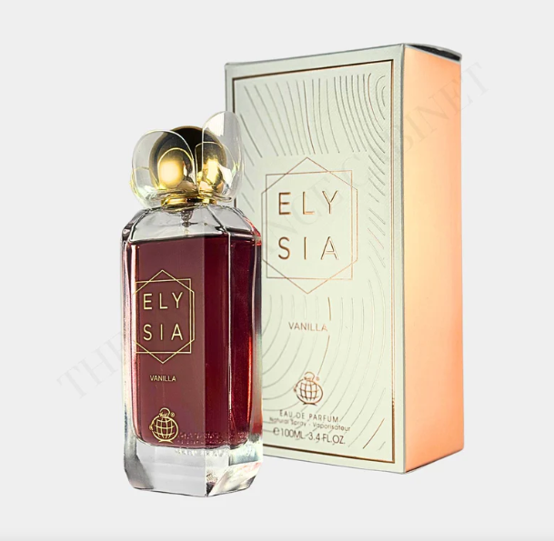 Fragrance World Elysia Vanilla Eau de Parfum 100ml – Luxuriously Warm, Sweet & Sensual Fragrance