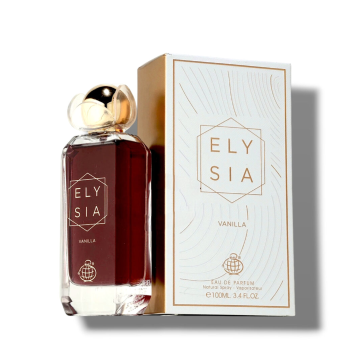 Fragrance World Elysia Vanilla Eau de Parfum 100ml – Luxuriously Warm, Sweet & Sensual Fragrance