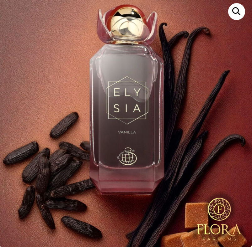 Fragrance World Elysia Vanilla Eau de Parfum 100ml – Luxuriously Warm, Sweet & Sensual Fragrance