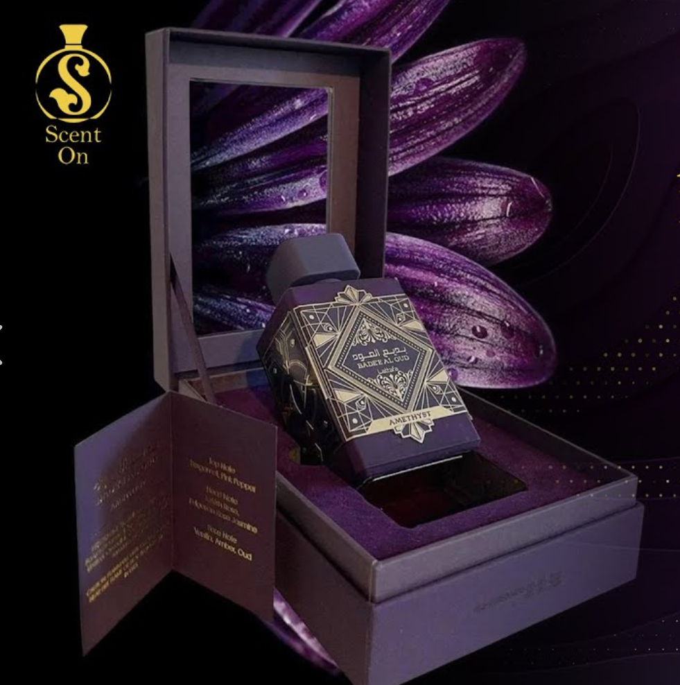 Lattafa Bade’e Al Oud Amethyst Eau de Parfum 100ml – Long-Lasting Sweet Vanilla Amber Floral Unisex Perfume