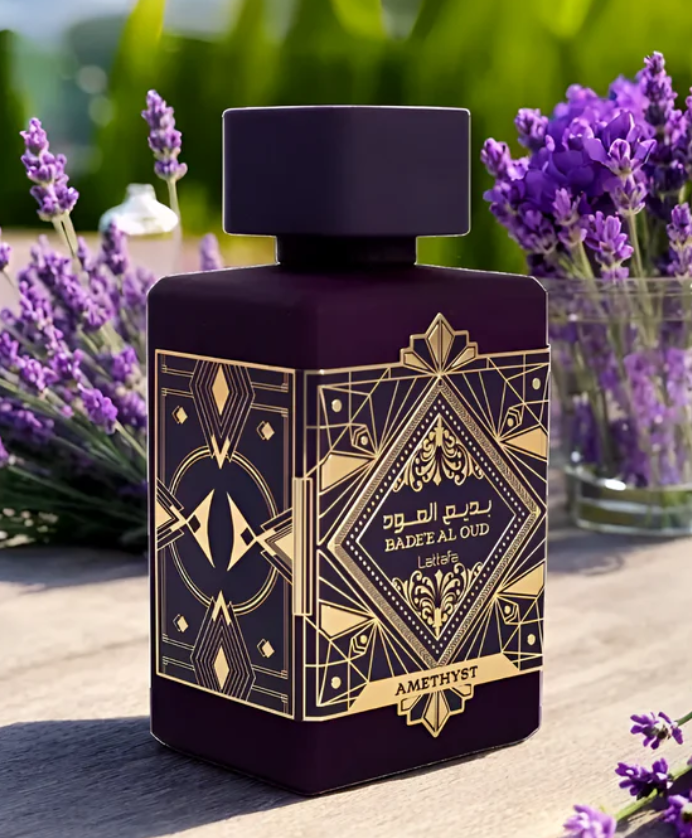 Lattafa Bade’e Al Oud Amethyst Eau de Parfum 100ml – Long-Lasting Sweet Vanilla Amber Floral Unisex Perfume