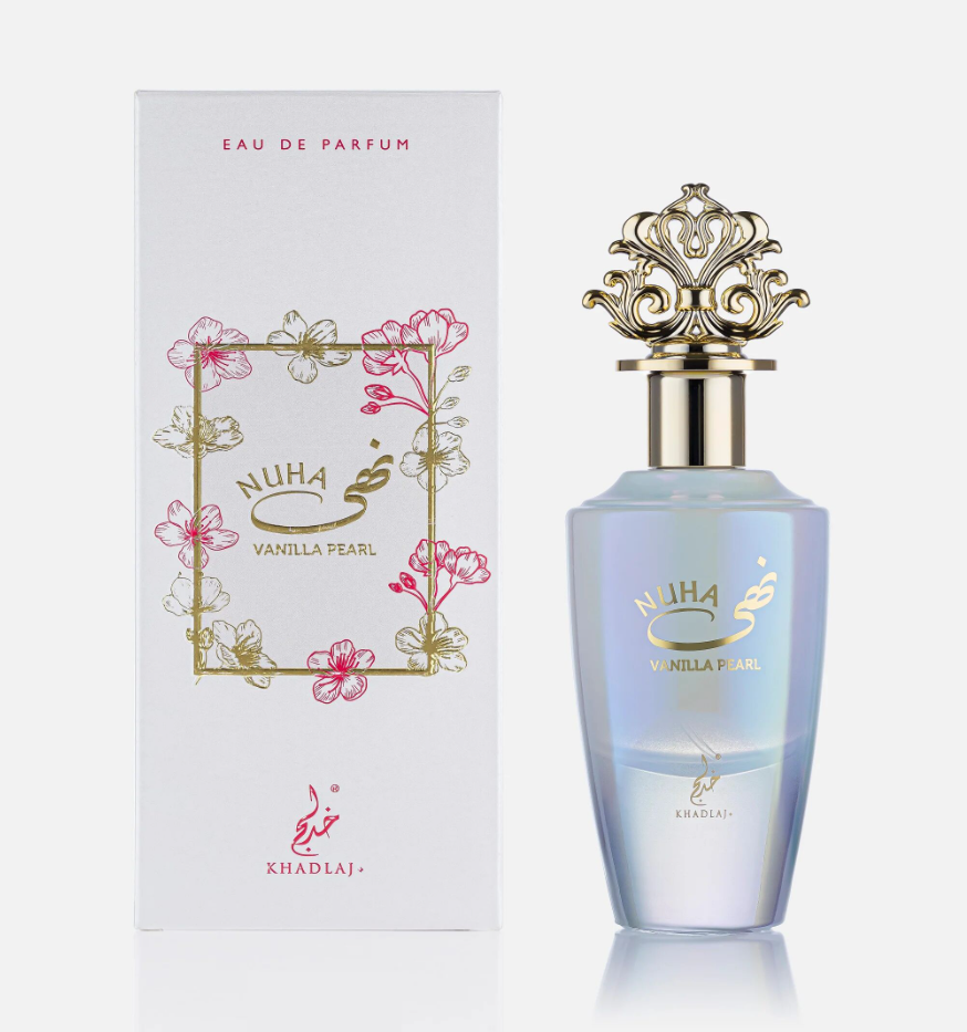 Nuha Vanilla Pearl Eau de Parfum 100ml – Long-Lasting Sweet Vanilla Perfume for Women