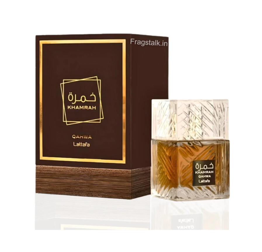 Lattafa Khamrah Qahwa Eau de Parfum 100ml – Luxury Long Lasting Unisex Perfume with Coffee, Spices & Sweet Notes