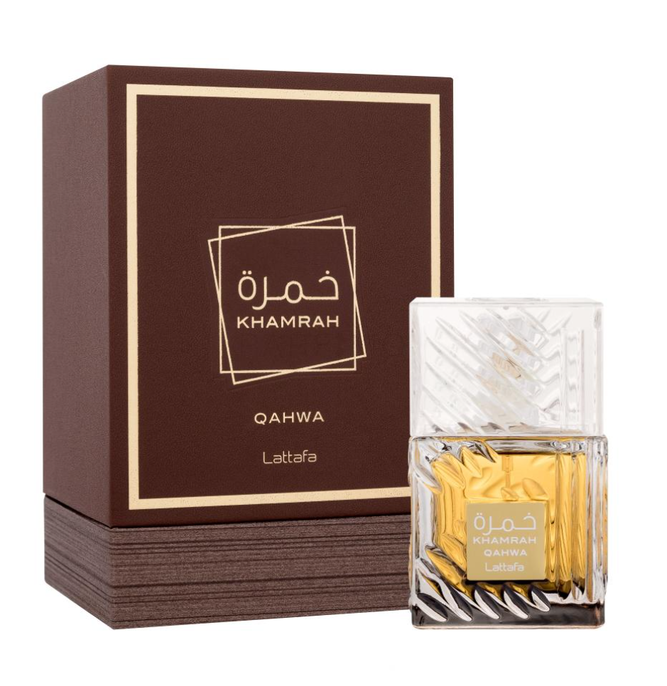 Lattafa Khamrah Qahwa Eau de Parfum 100ml – Luxury Long Lasting Unisex Perfume with Coffee, Spices & Sweet Notes